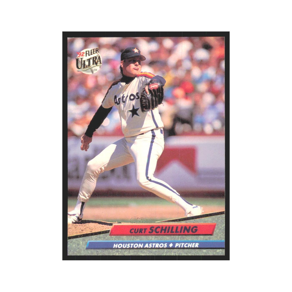 Curt Schilling 1992 Fleer Ultra #208 Houston Astros Baseball Card NM