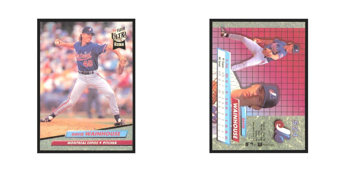 Dave Wainhouse 1992 Fleer Ultra #524 Montreal Expos Baseball Card NM