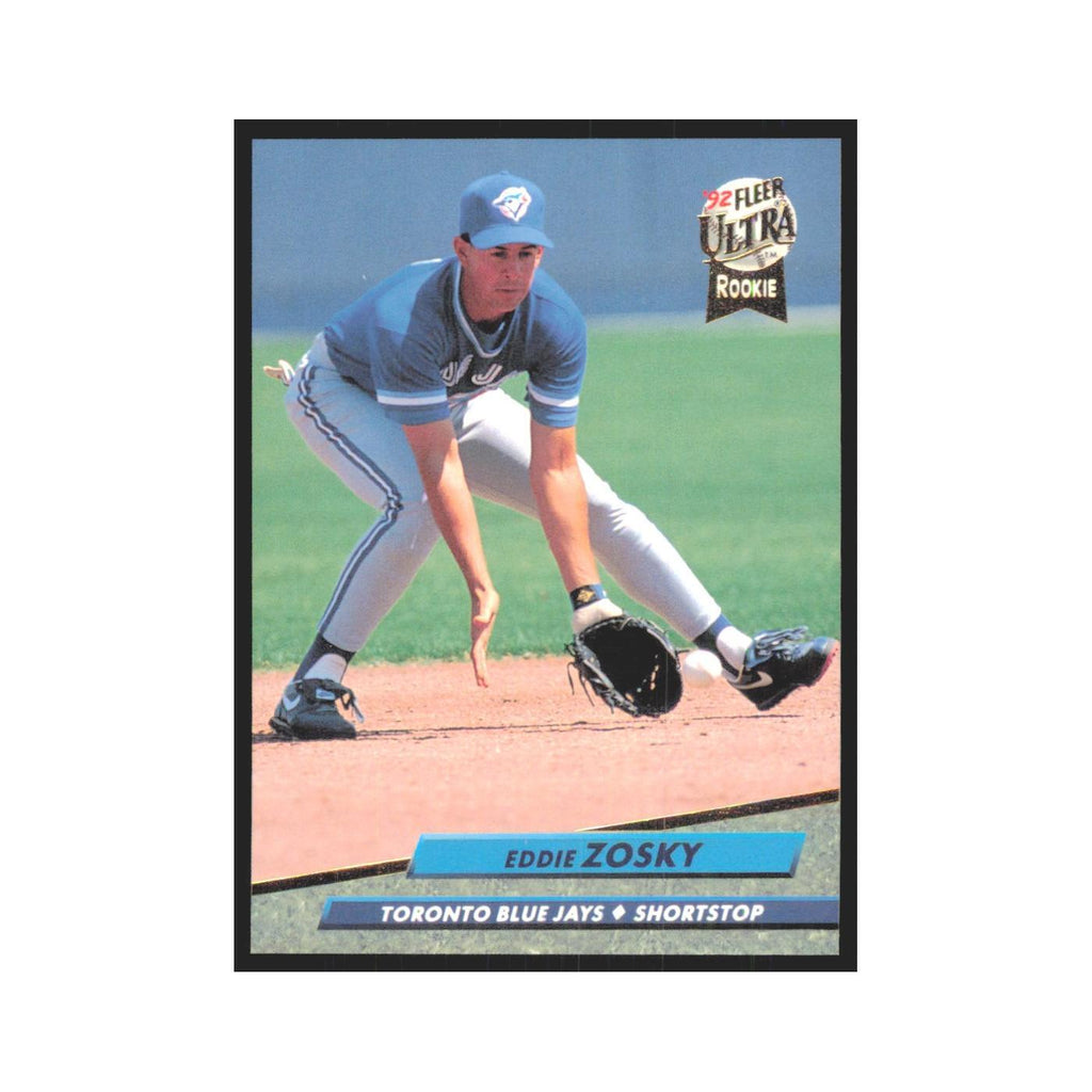 Eddie Zosky Rookie 1992 Fleer Ultra #156 Toronto Blue Jays Baseball Card NM
