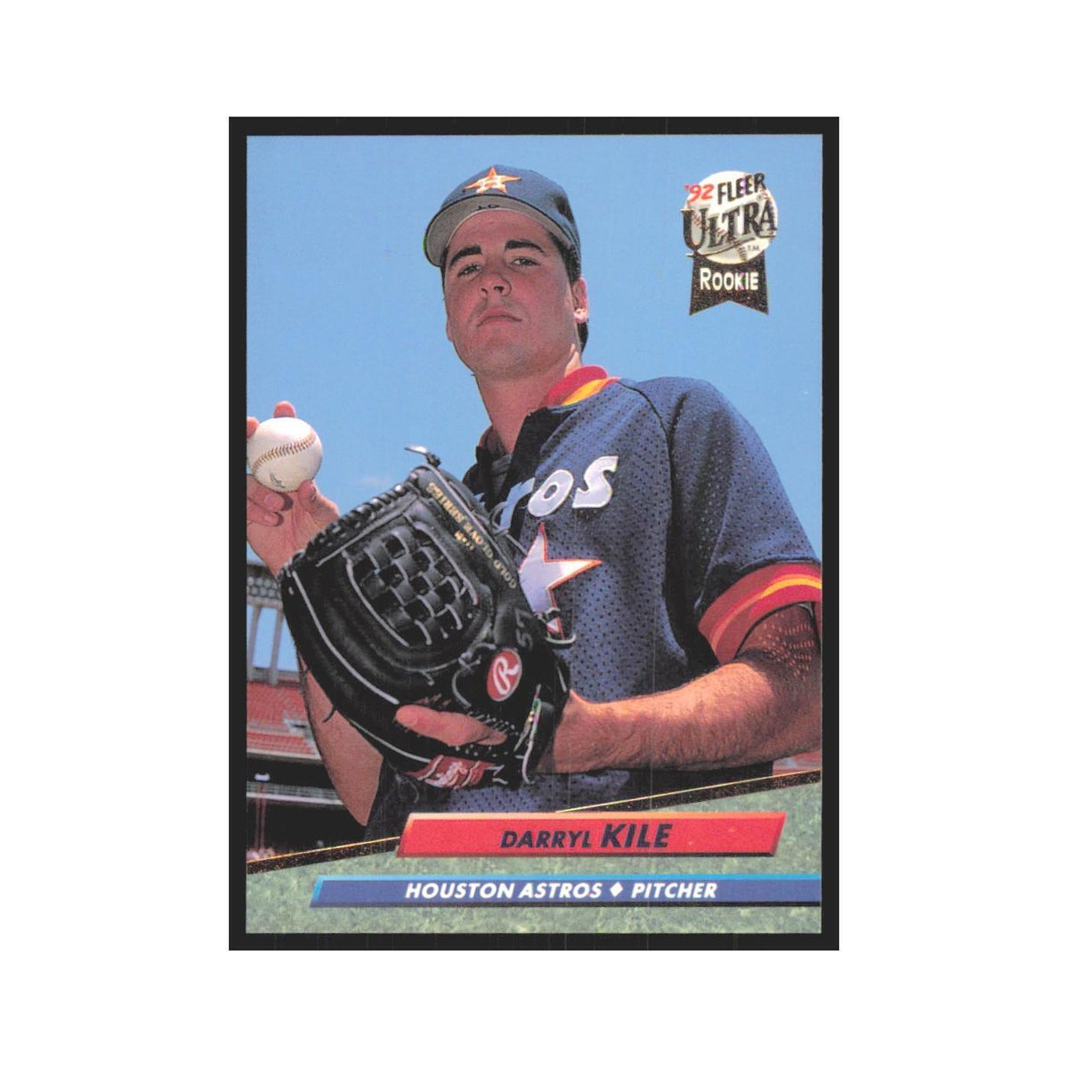 Darryl Kile Rookie 1992 Fleer Ultra #206 Houston Astros Baseball Card NM