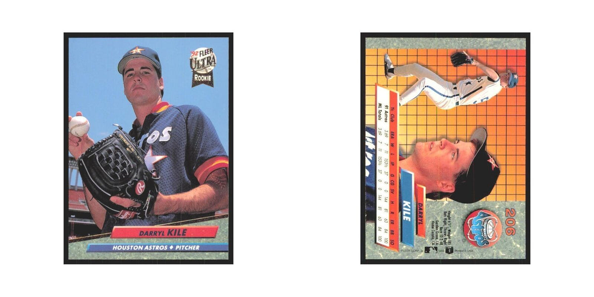 Darryl Kile Rookie 1992 Fleer Ultra #206 Houston Astros Baseball Card NM