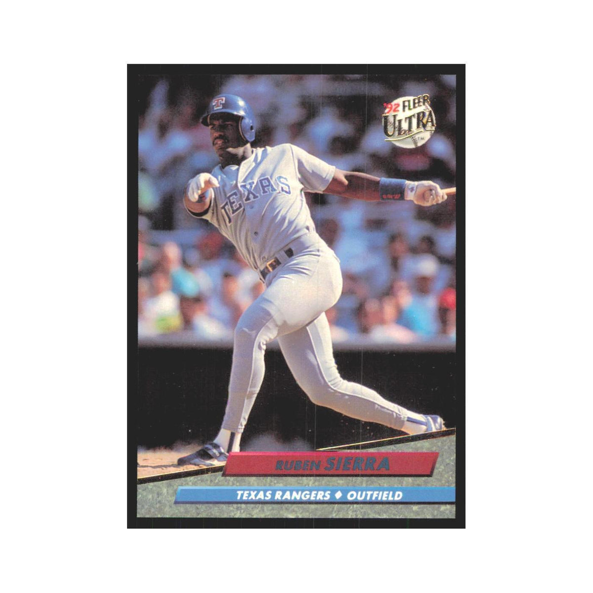 Ruben Sierra 1992 Fleer Ultra #142 Texas Rangers Baseball Card NM