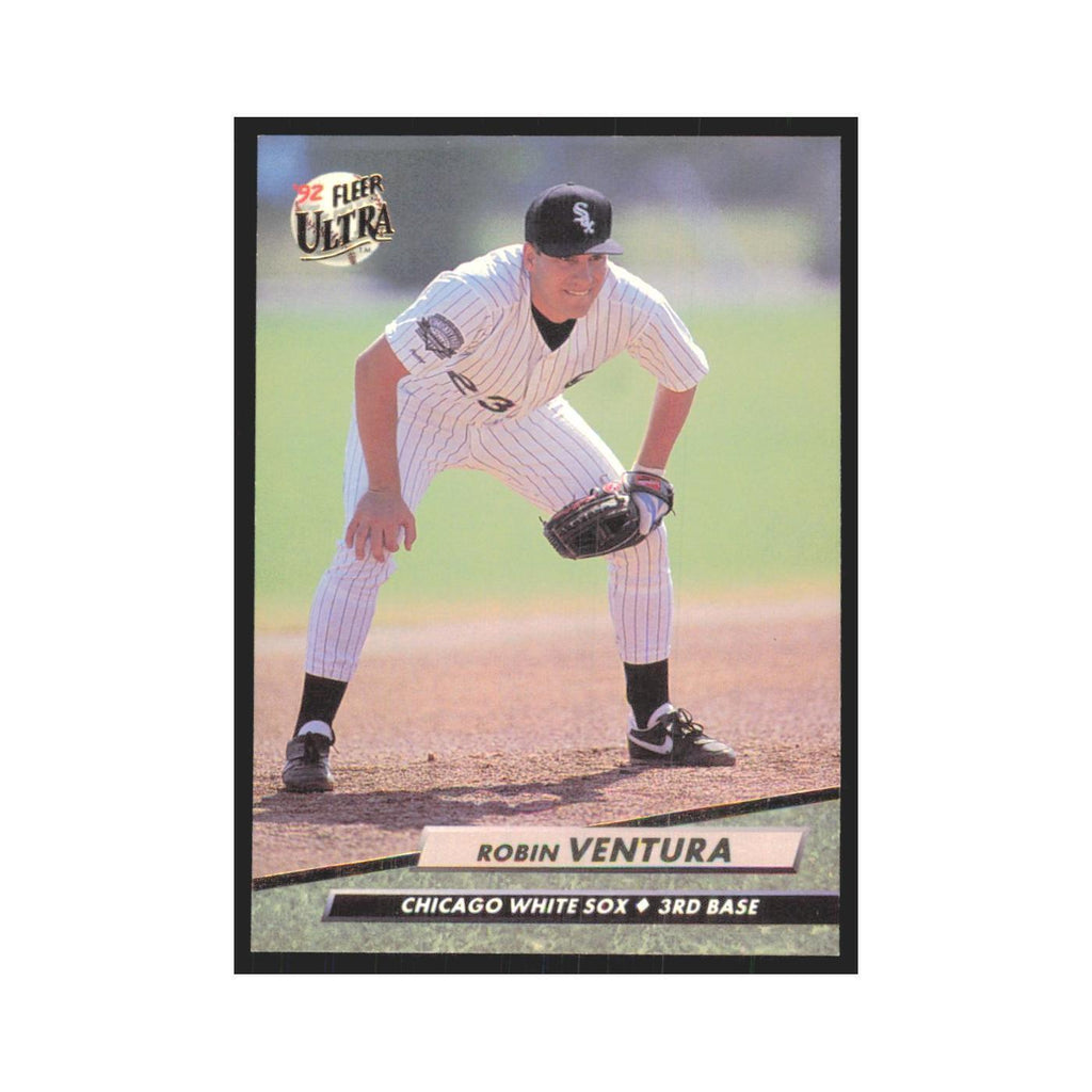 robin Ventura 1992 Fleer Ultra #343 Chicago White Sox Baseball Card NM