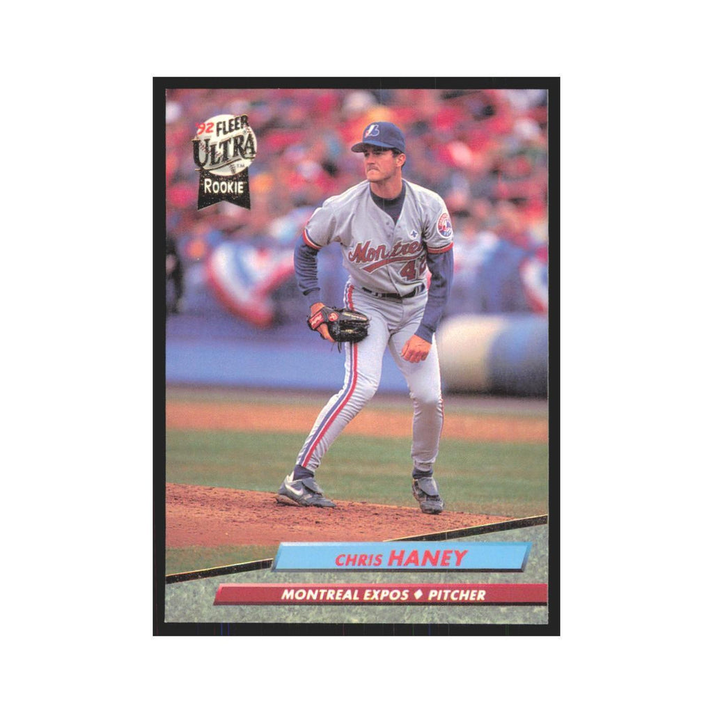 Chris Haney 1992 Fleer Ultra #519 Montreal Expos Baseball Card NM
