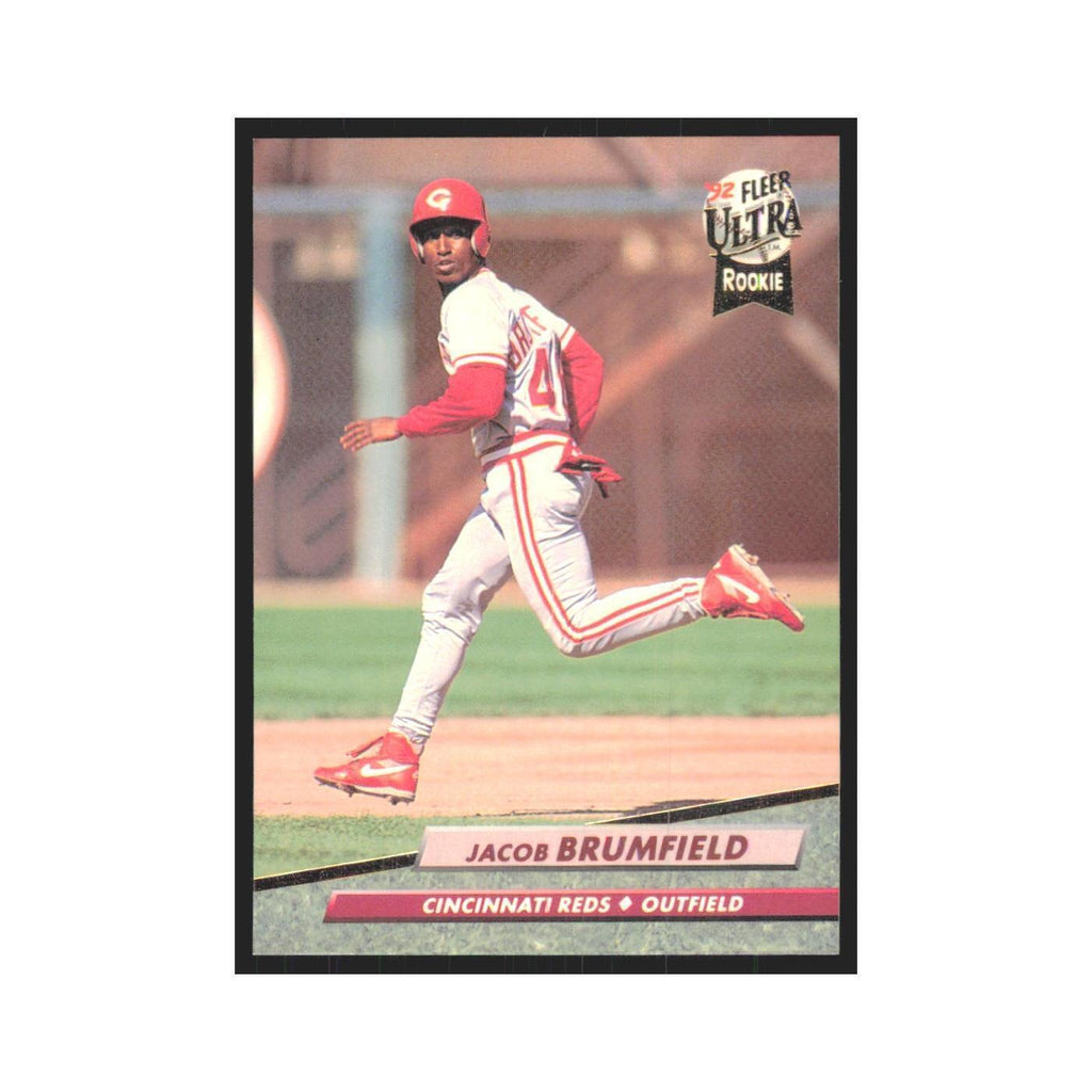 Jacob Brumfield Rookie 1992 Fleer Ultra #481 Cincinnati Reds Baseball Card NM