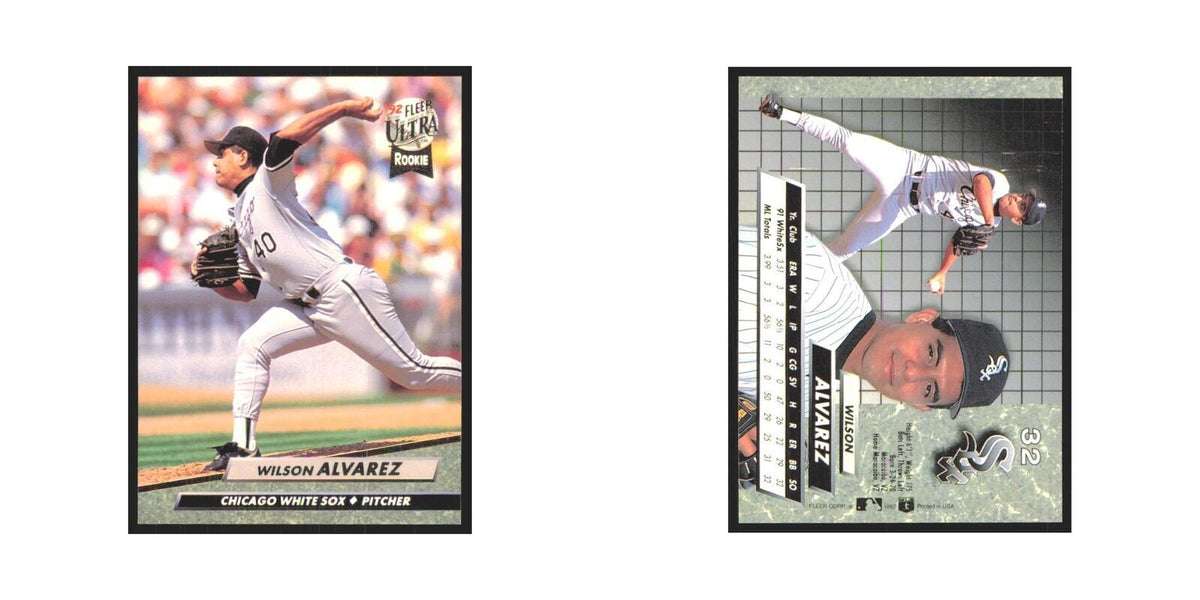 Wilson Alvarez Rookie 1992 Fleer Ultra #32 Chicago White Sox Baseball Card NM