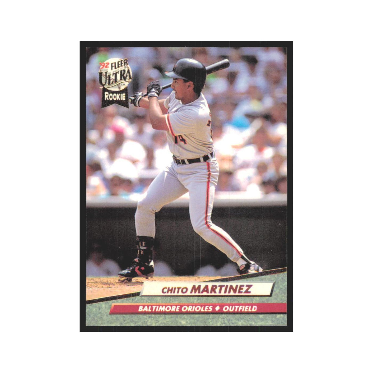 Chito Martinez Rookie 1992 Fleer Ultra #7 Baltimore Orioles Baseball Card NM