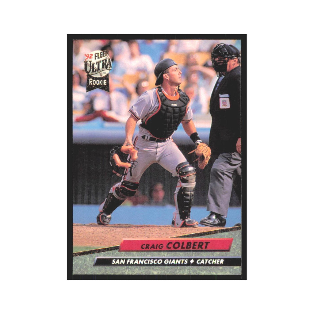 Craig Colbert Rookie 1992 Fleer Ultra #588 San Francisco Giants Baseball Card NM