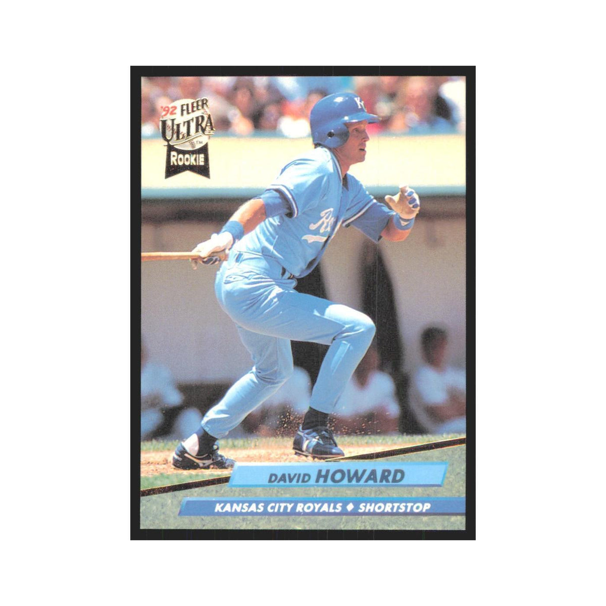 David Howard Rookie 1992 Fleer Ultra #71 Kansas City Royals Baseball Card NM