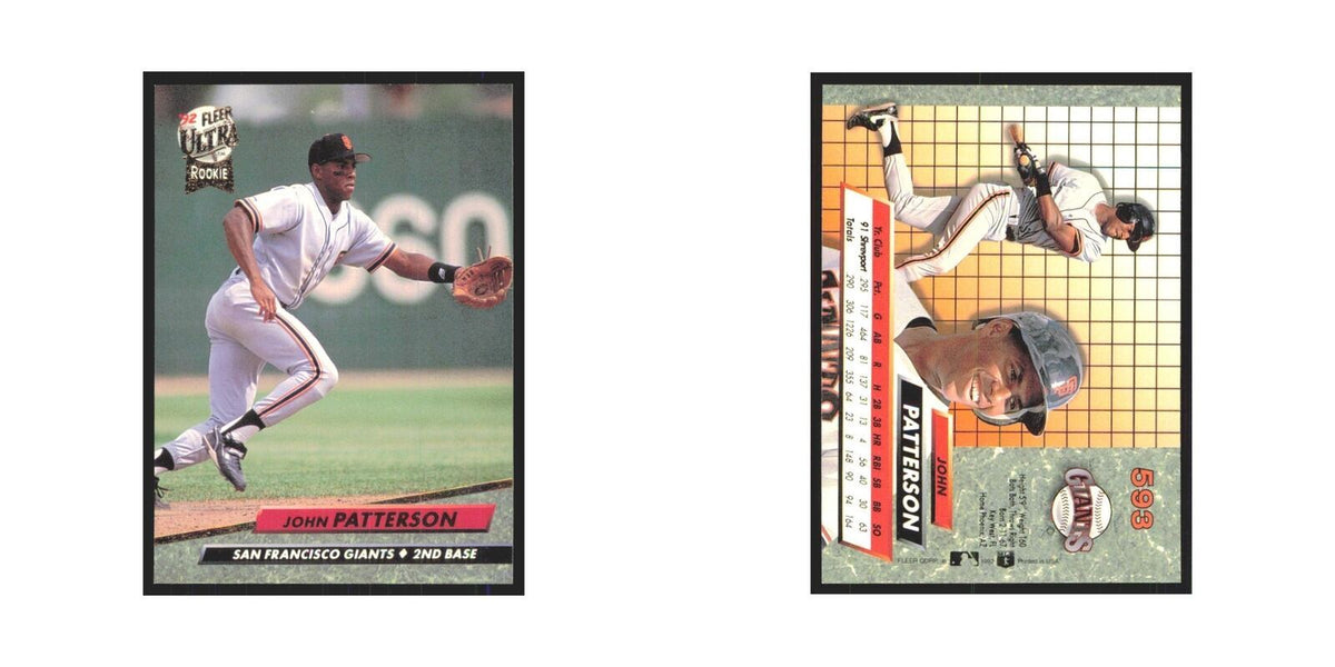 John Patterson Rookie 1992 Fleer Ultra #593 San Francisco Giants NM