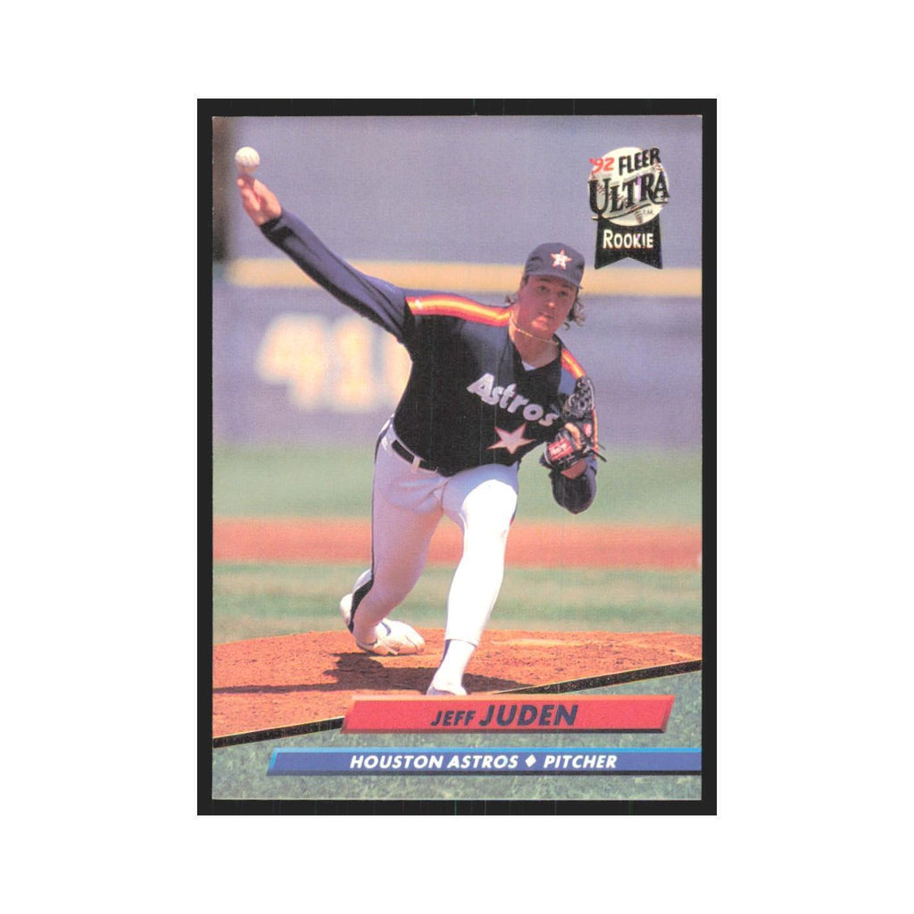 Jeff Juden Rookie 1992 Fleer Ultra #492 Houston Astros Baseball Card NM
