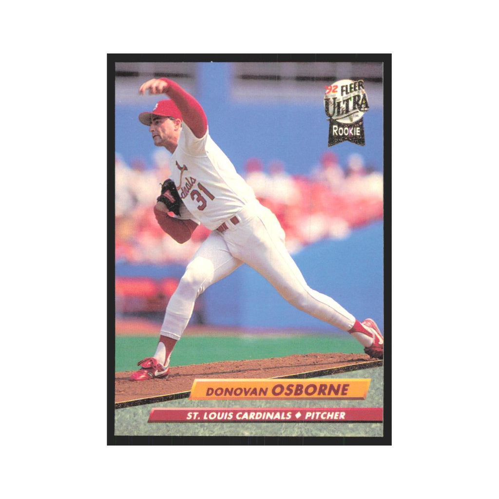 Donovan Osborne Rookie 1992 Fleer Ultra #570 St. Louis Cardinals NM