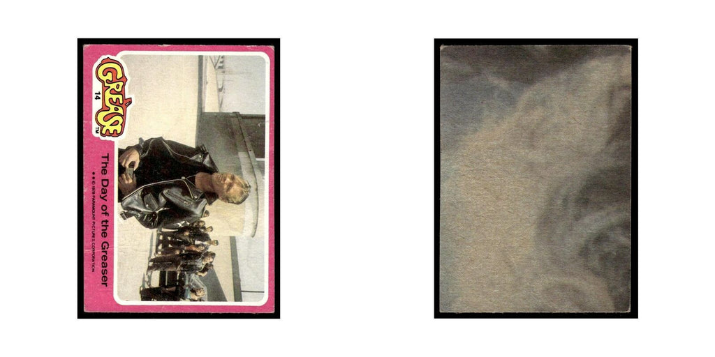 The Day of the Greaser 1978 Grease #14 Trading Card Poor