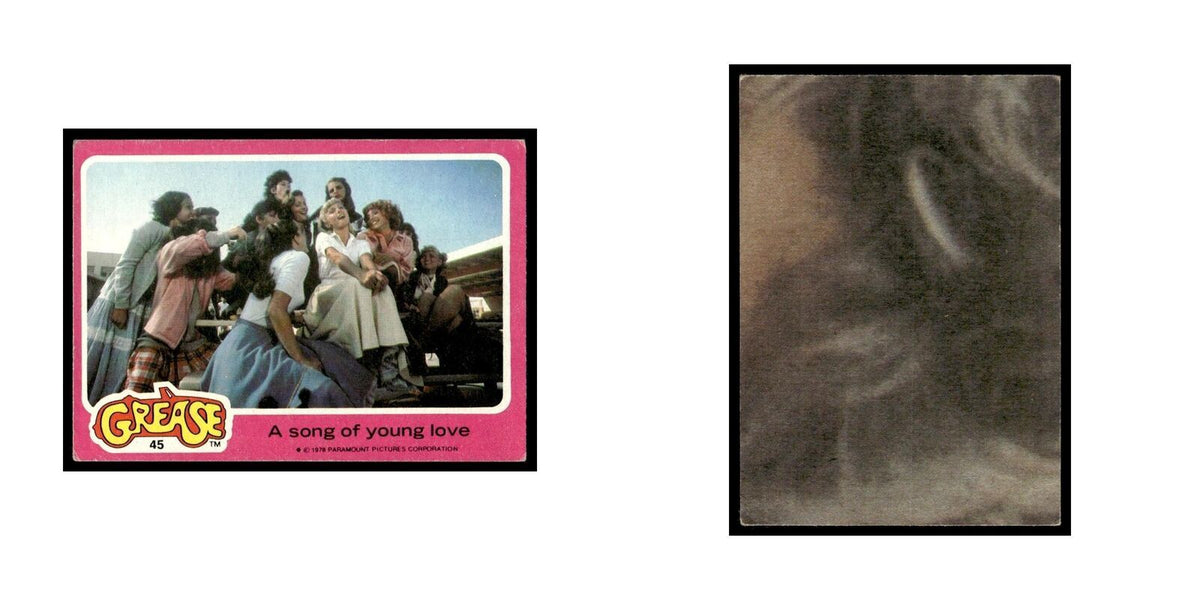 A Song of Young Love 1978 Grease #45 Trading Card VG