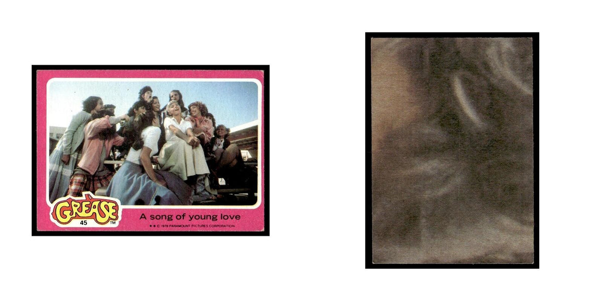 A Song of Young Love 1978 Grease #45 Trading Card VG
