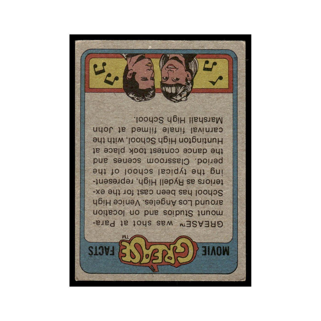 The Big Rama Lama Ding Dong 1978 Grease #24 Trading Card VG