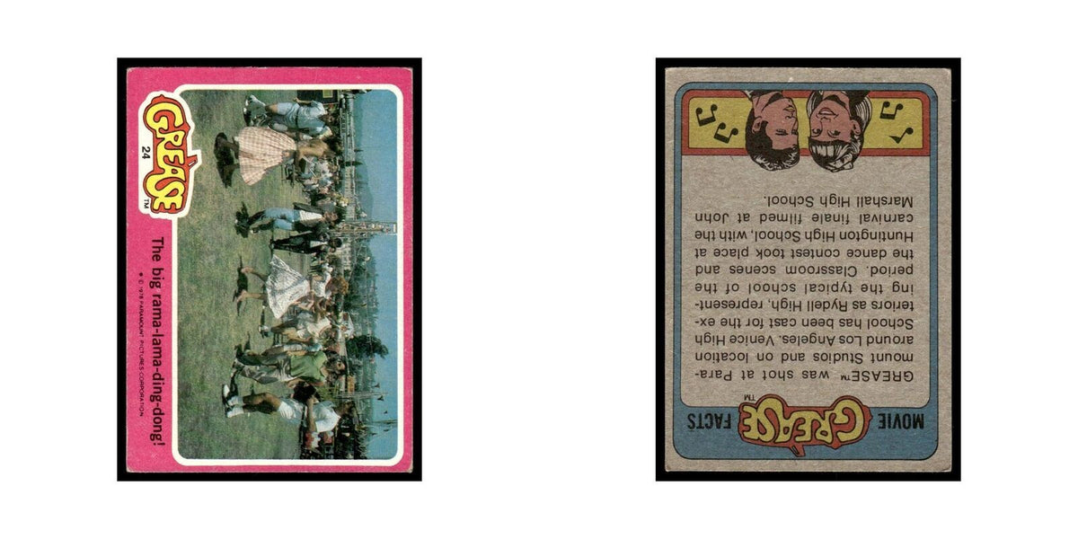 The Big Rama Lama Ding Dong 1978 Grease #24 Trading Card VG