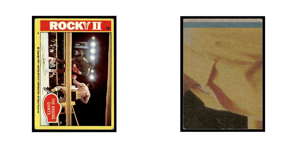 The Raging Giants 1979 Rocky II #63 Trading Card VG