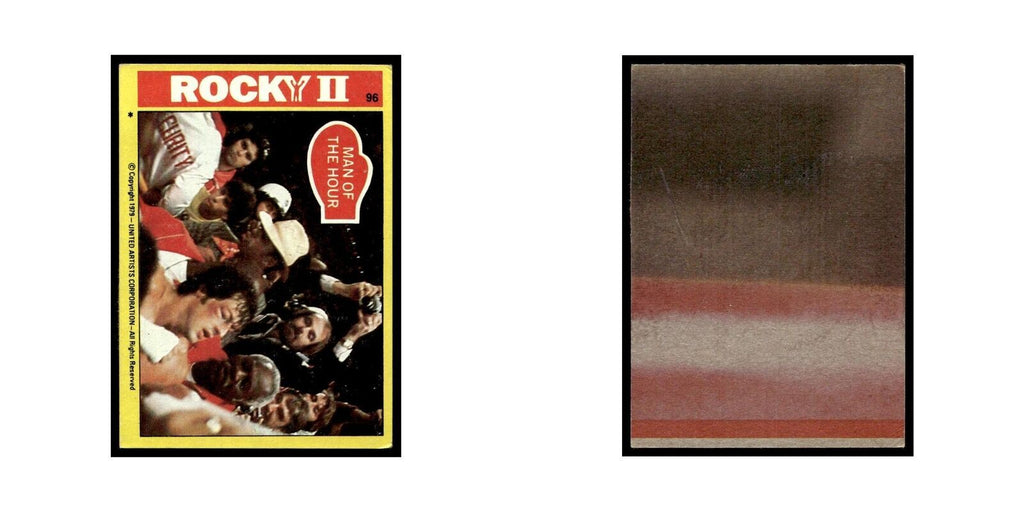 Man of the Hour 1979 Rocky II #96 Trading Card VG