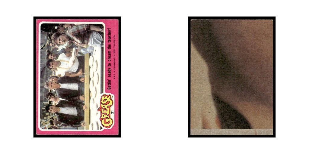 Gettin Ready To Cream The Teacher 1978  Grease #21 Trading Card VG