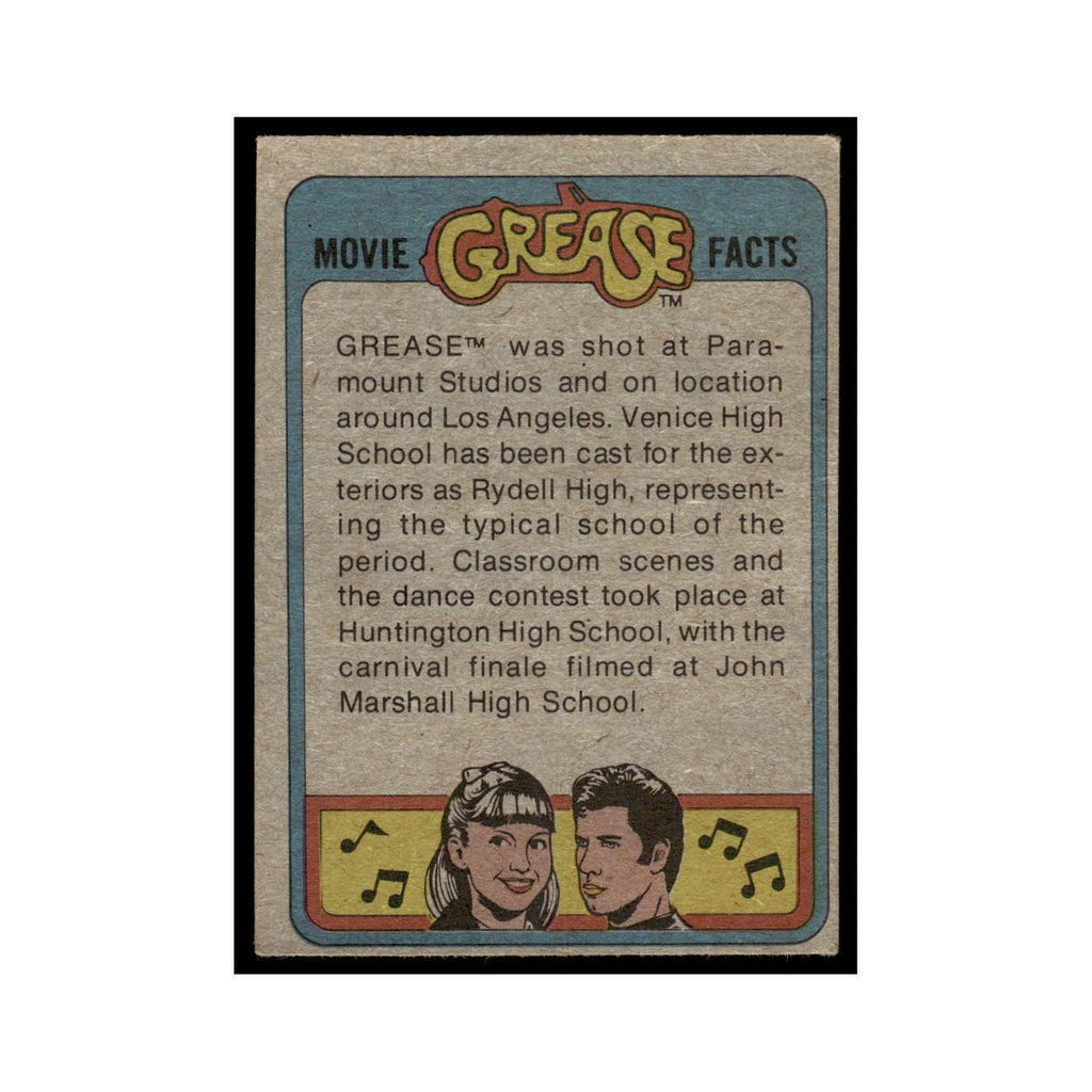 The Big Rama Lama Ding Dong 1978 Grease #24 Trading Card VG
