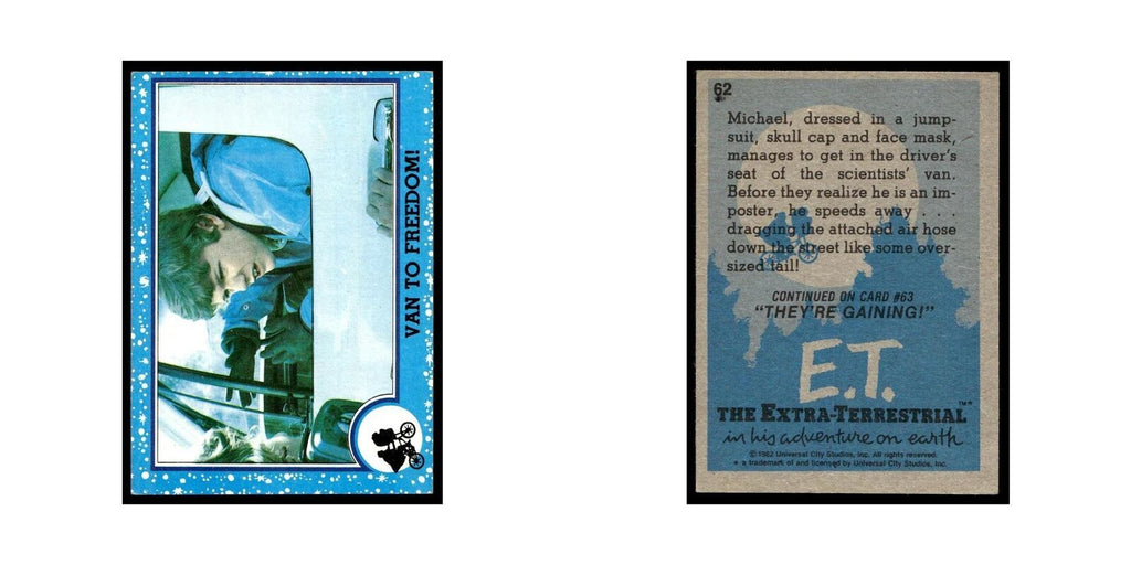 Van to Freedom 1982 Topps E.T. #62 Trading Card EX