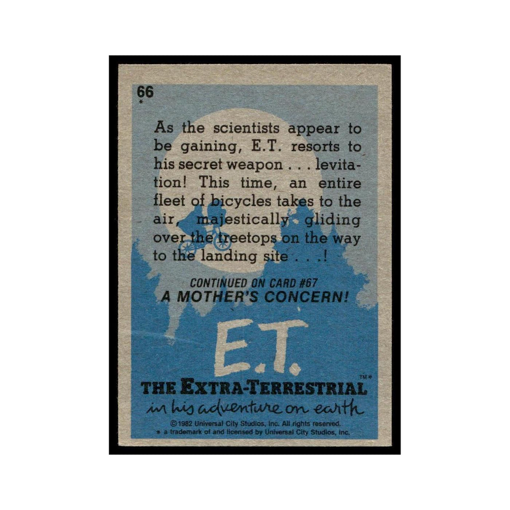 For the Love of E.T. 1982 Topps E.T. #66 Trading Card EX