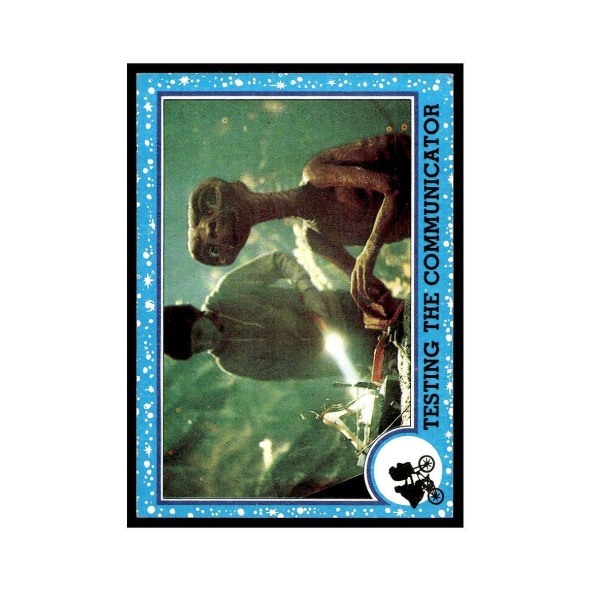 Testing The Communicator 1982 Topps E.T. #48 Trading Card EX