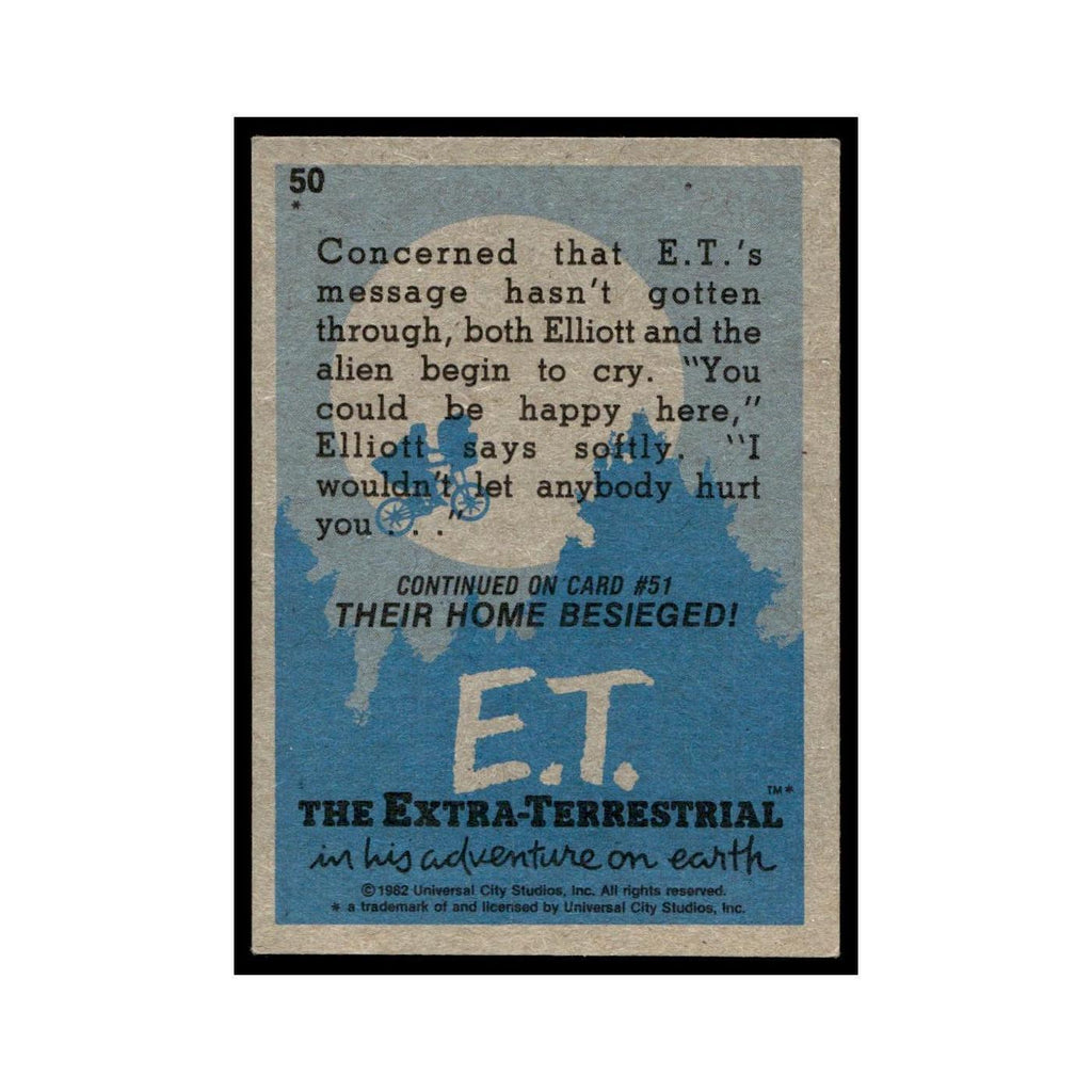 Did They Hear You 1982 Topps E.T. #50 Trading Card EX