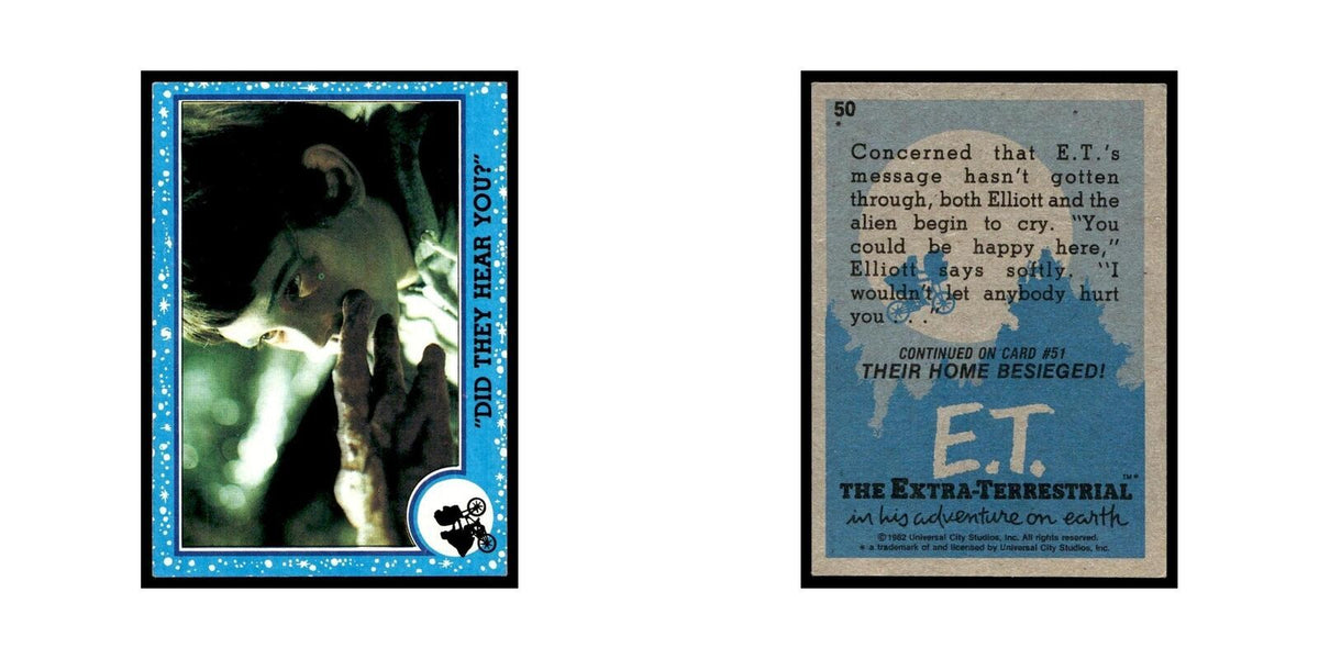 Did They Hear You 1982 Topps E.T. #50 Trading Card EX