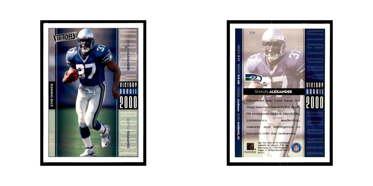 Shaun Alexander 2000 Upper Deck Victory #319 Football Cards Football Card NM