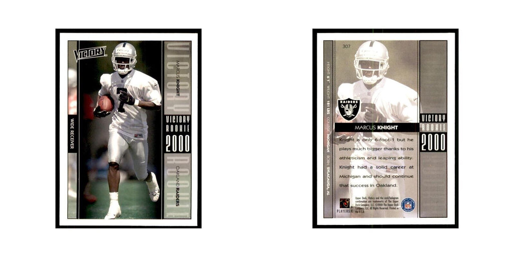 Marcus Knight 2000 Upper Deck Victory #307 Football Cards Football Card NM