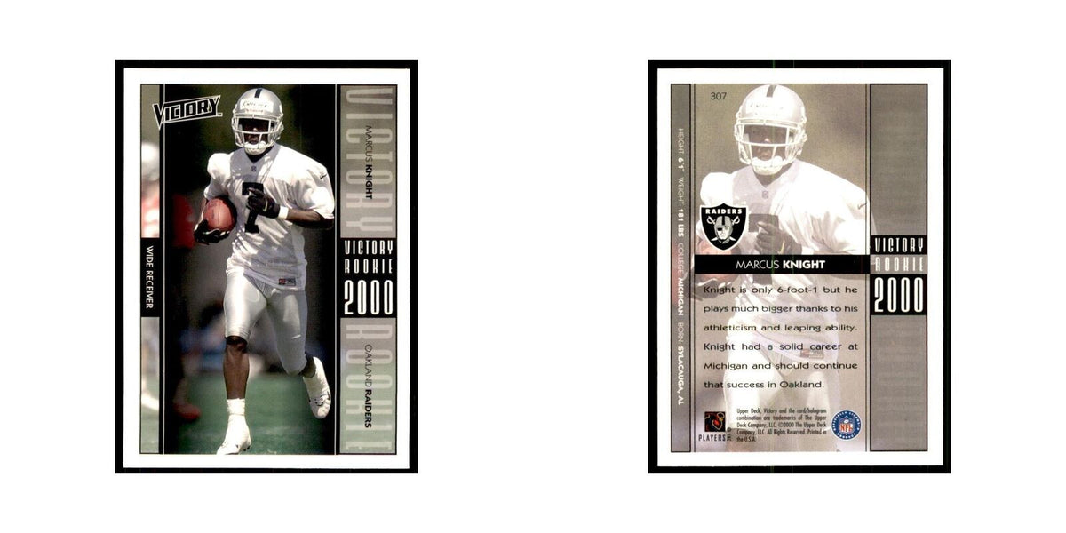 Marcus Knight 2000 Upper Deck Victory #307 Football Cards Football Card NM