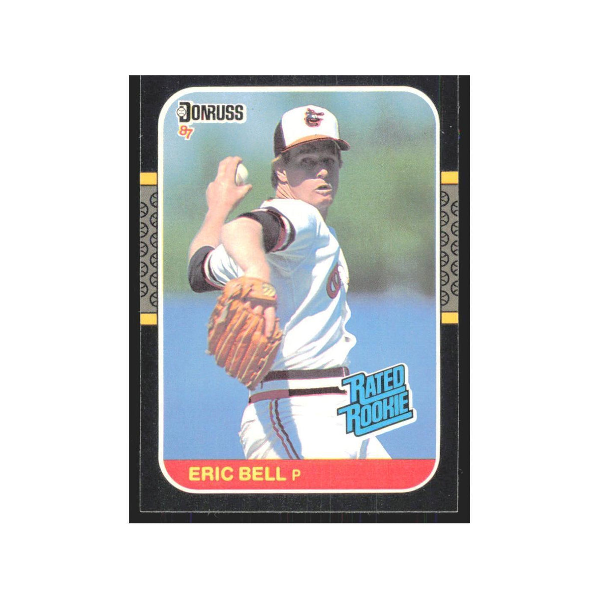 Eric Bell Rookie 1987 Donruss #39 Baltimore Orioles Baseball Card NM