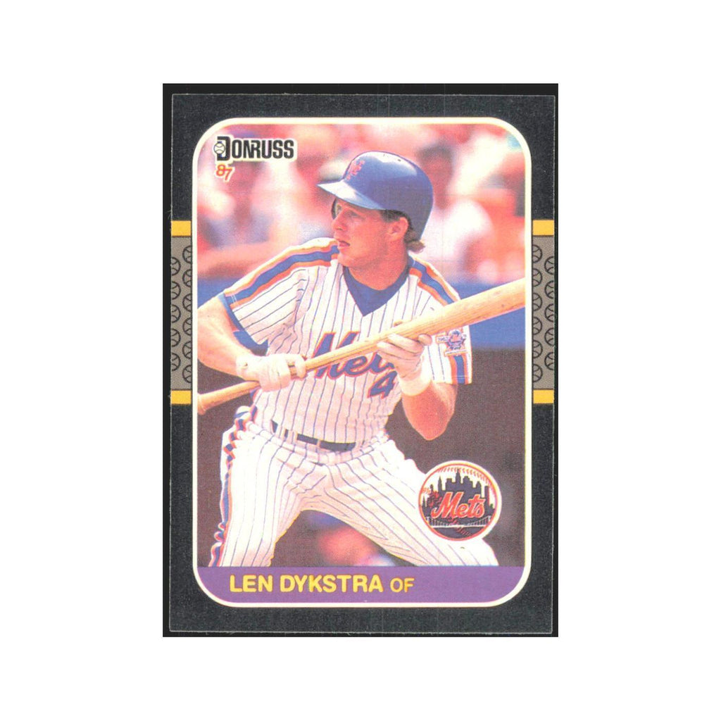 Len Dykstra 1987 Donruss #611 New York Mets Baseball Card NM