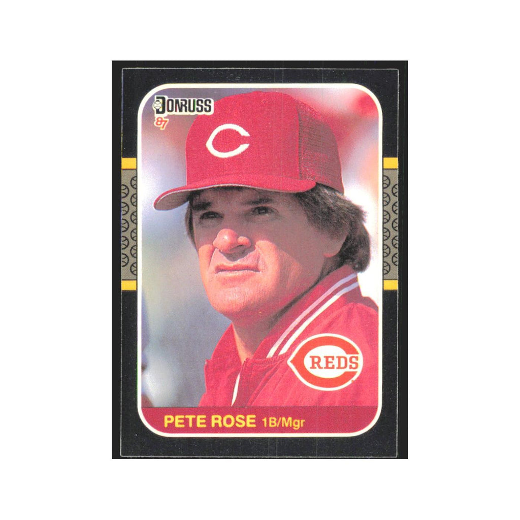 Pete Rose 1987 Donruss #186 Cincinnati Reds Baseball Card NM