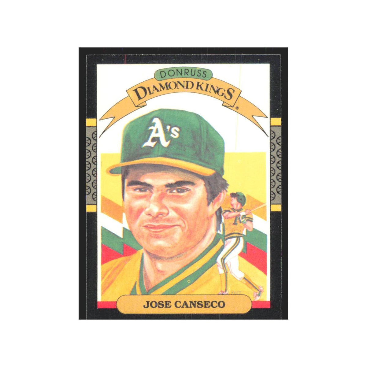 Jose Canseco 1987 Donruss #6 Oakland Athletics Baseball Card NM