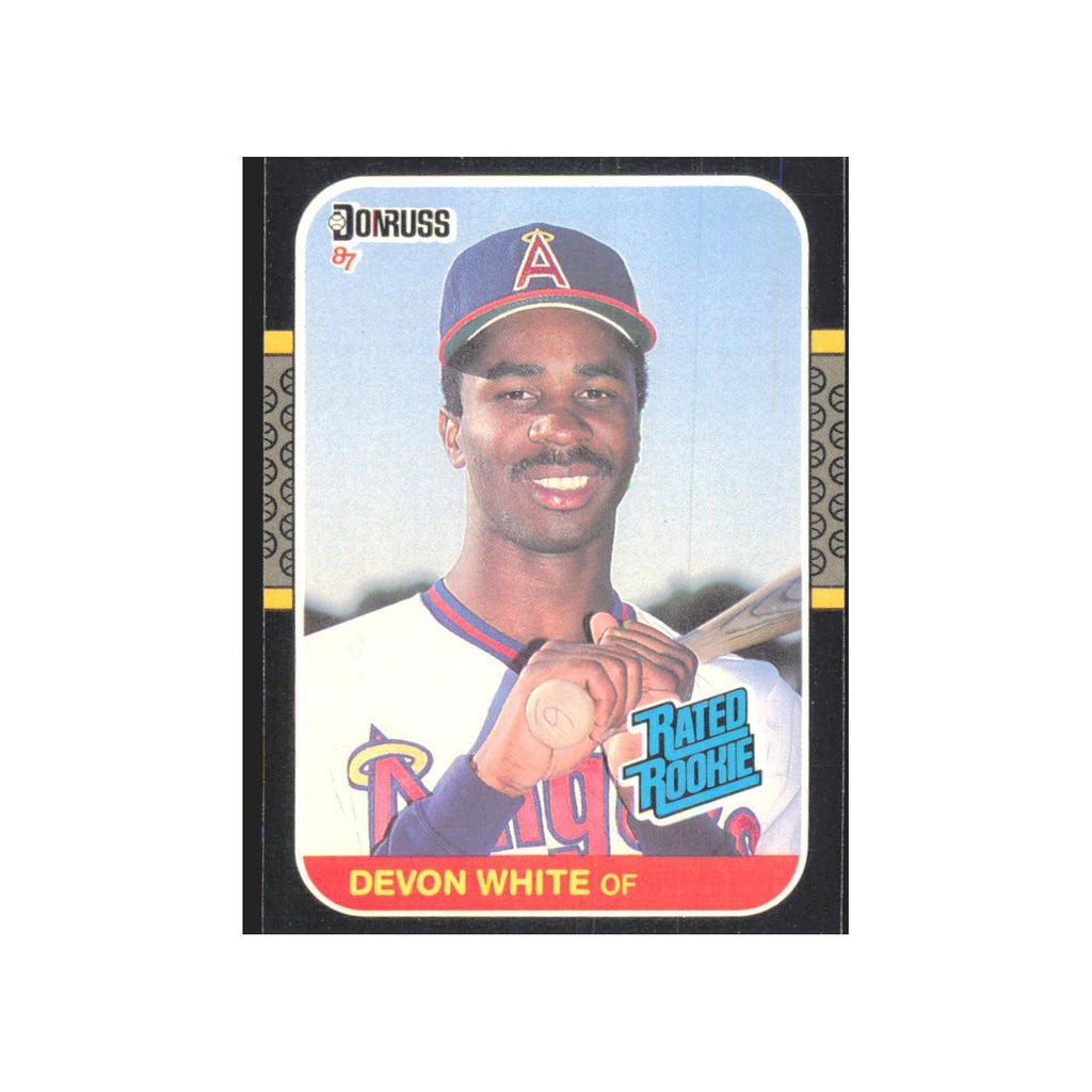 Devon White Rookie 1987 Donruss #38 California Angels Baseball Card NM