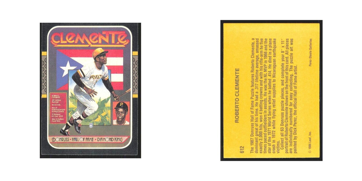 Roberto Clemente 1987 Donruss #612 Pittsburgh Pirates Baseball Card NM