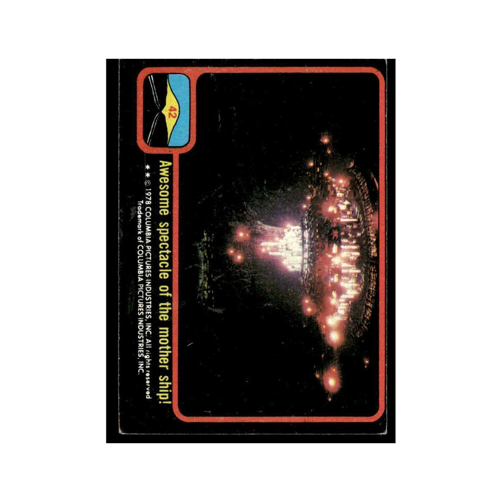 Awesome Spectacle Mother Ship 1978 Close Encounters of the Third Kind #42 VG