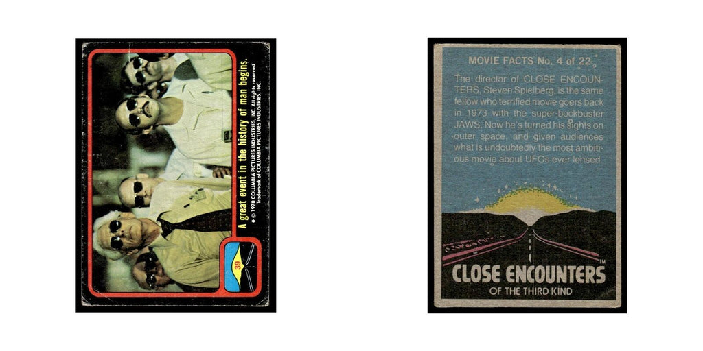 Great Event In History of Man 1978 Close Encounters of the Third Kind #39 Poor