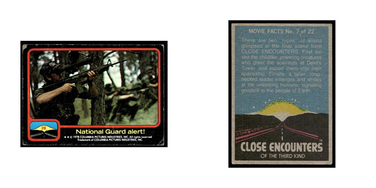 National Guard Alert 1978 Close Encounters of the Third Kind #28 Poor