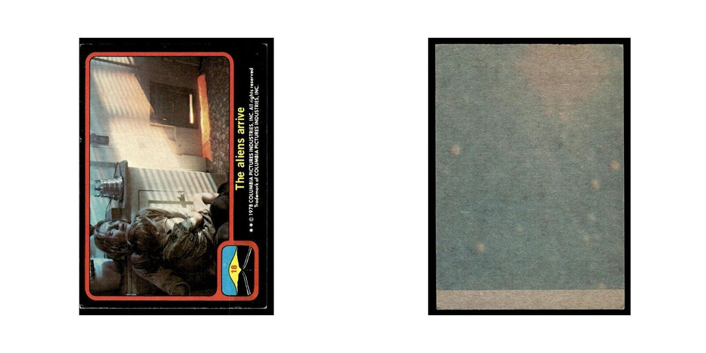 The Aliens Arrive 1978 Close Encounters of the Third Kind #18 Trading Card VG