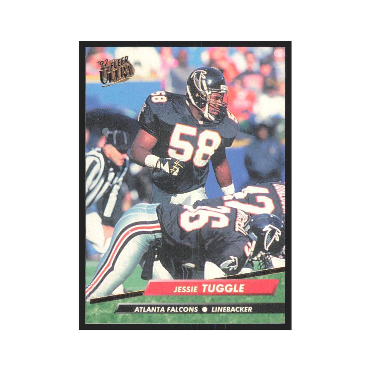 Jessie Tuggle 1992 Fleer Ultra #16 Football Cards Football Card NM