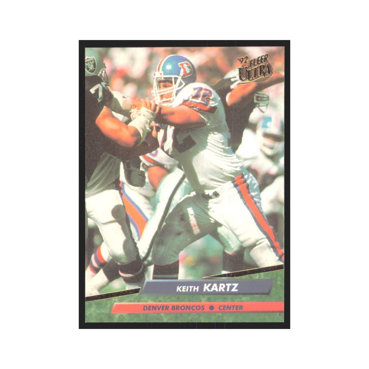 Keith Kartz 1992 Fleer Ultra #101 Football Cards Football Card NM