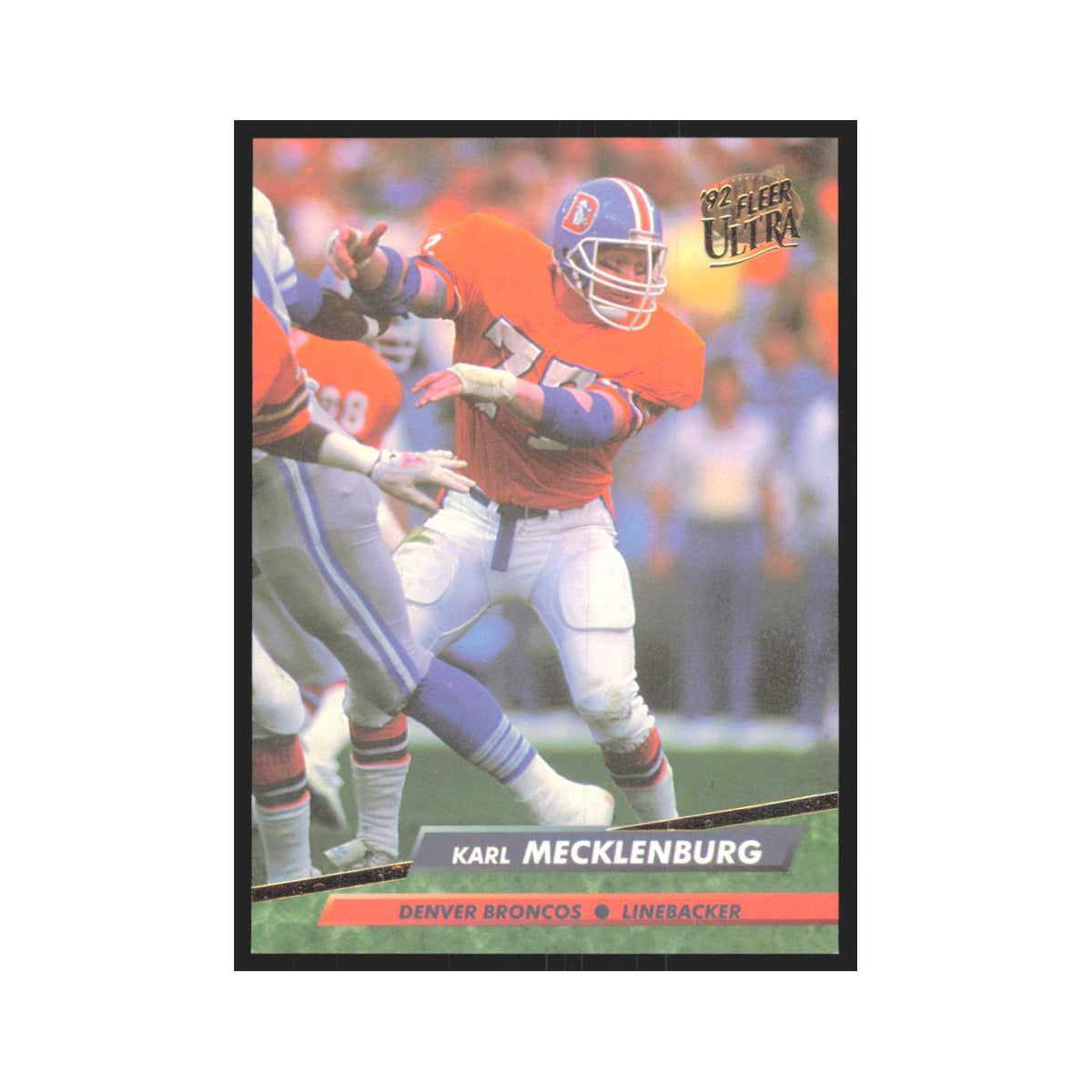 Karl Mecklenburg 1992 Fleer Ultra #104 Football Cards Football Card NM
