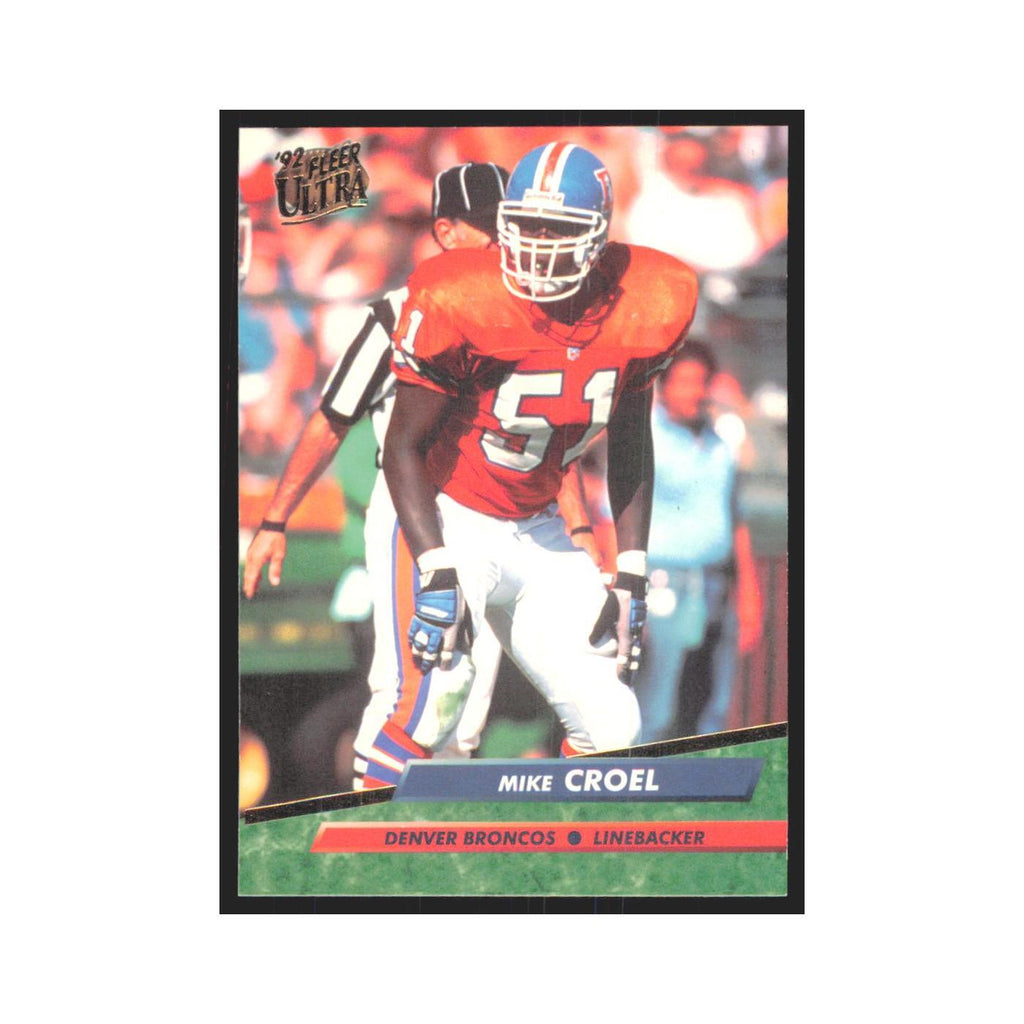 Mike Croel 1992 Fleer Ultra #96 Football Cards Football Card NM
