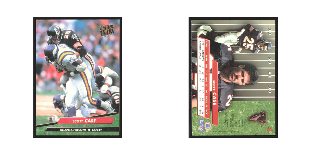 Scott Case 1992 Fleer Ultra #3 Football Cards Football Card NM