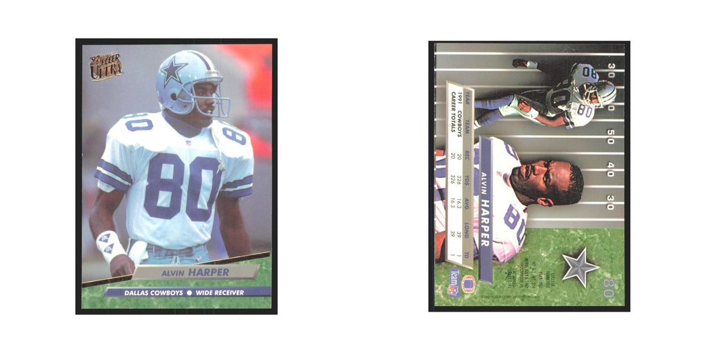 Alvin Harper 1992 Fleer Ultra #80 Football Cards Football Card NM