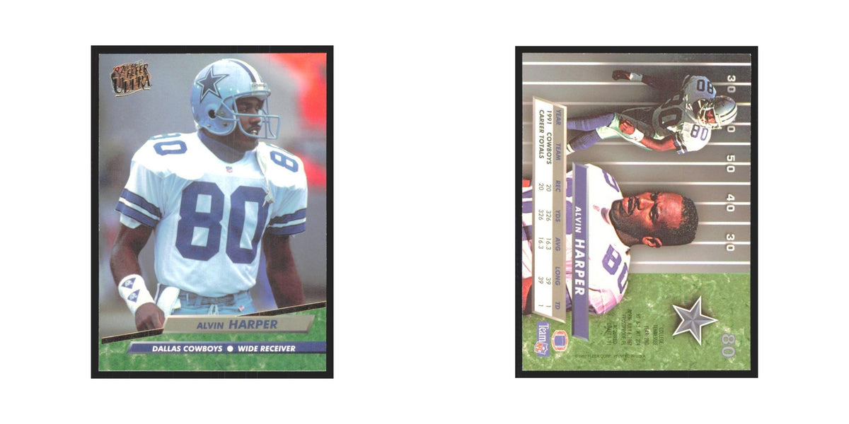 Alvin Harper 1992 Fleer Ultra #80 Football Cards Football Card NM